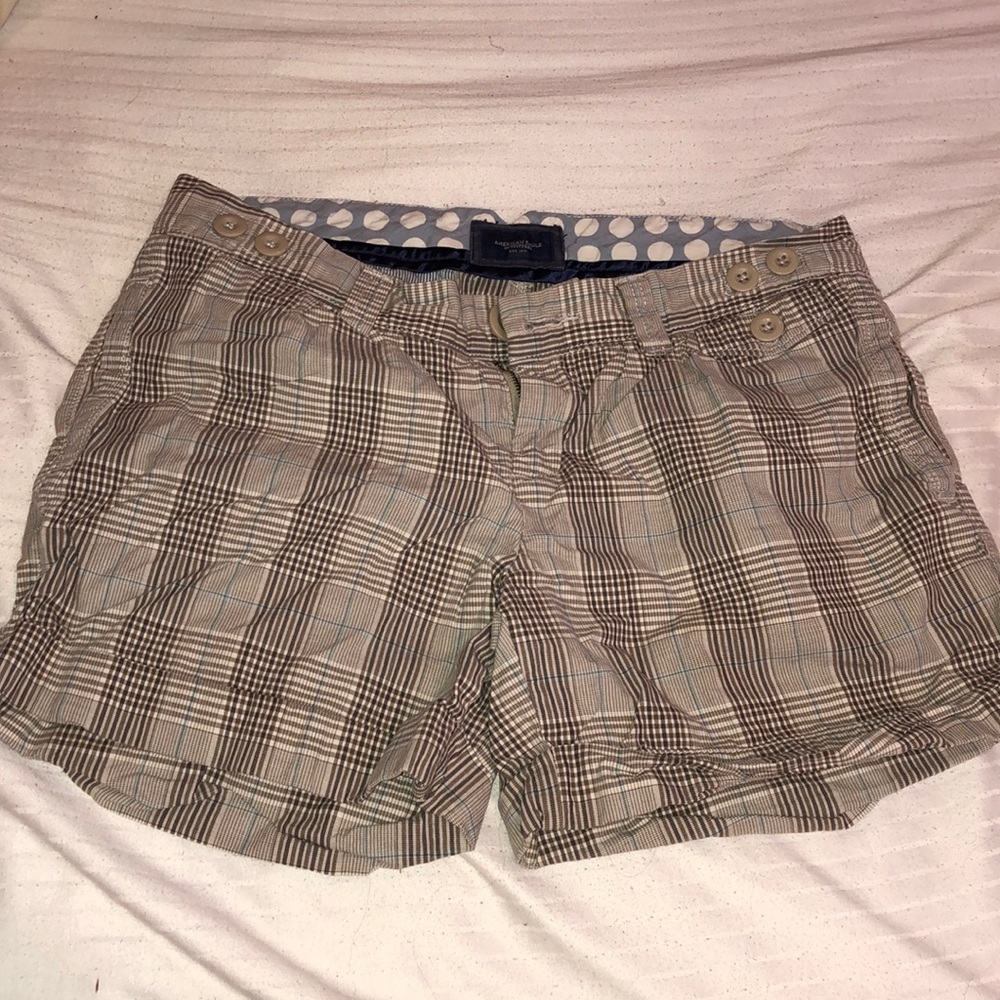 AEO Plaid Shorts